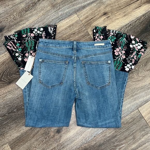 NWT Anthropologie Pilcro and the Letterpress Mid-Rise Slim Denim Boyfriend Jeans - Picture 6 of 12